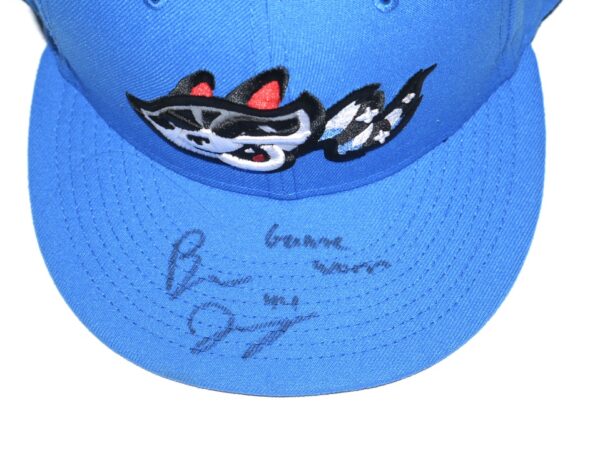 Ben Joyce Game Worn & Signed Official Rocket City Trash Pandas New Era 59FIFTY Hat