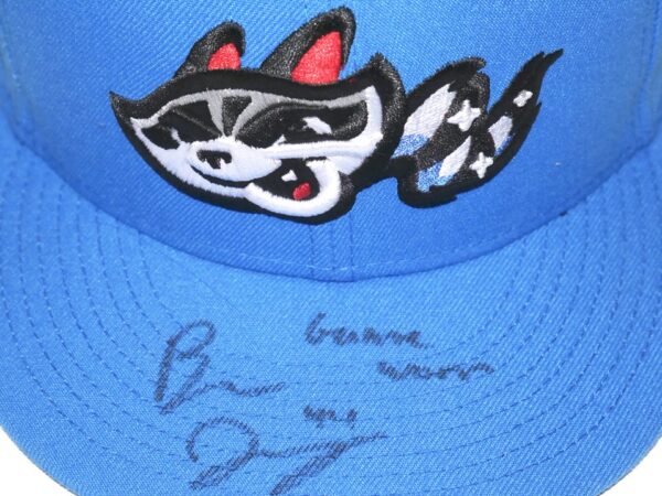 Ben Joyce Game Worn & Signed Official Rocket City Trash Pandas New Era 59FIFTY Hat