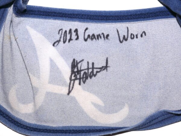 Javier Valdes 2023 Game Worn & Signed Official Atlanta Braves Junk Headband