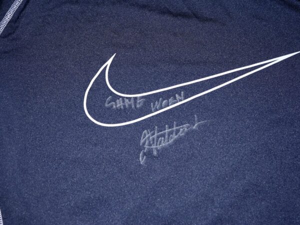 Javier Valdes 2023 Mississippi Braves Game Worn & Signed Nike Dri-Fit Tight-Fit Shirt