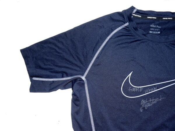 Javier Valdes 2023 Mississippi Braves Game Worn & Signed Nike Dri-Fit Tight-Fit Shirt