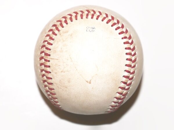 Javier Valdes Signed Go Braves! Game Used Official Minor League Baseball