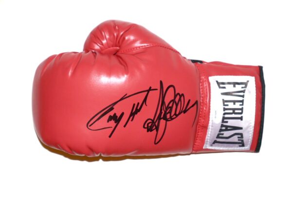 Larry Holmes & Gerry Cooney Autographed Left Everlast Boxing Glove - JSA