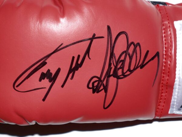 Larry Holmes & Gerry Cooney Autographed Left Everlast Boxing Glove - JSA