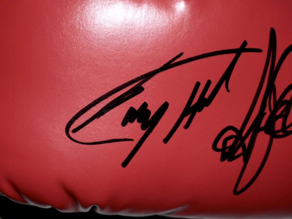 Larry Holmes & Gerry Cooney Autographed Left Everlast Boxing Glove - JSA