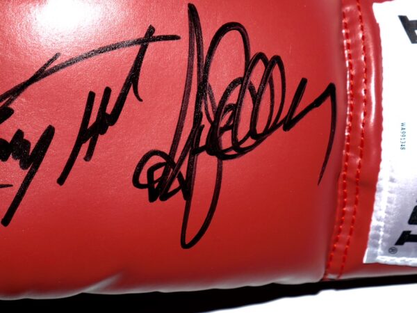 Larry Holmes & Gerry Cooney Autographed Left Everlast Boxing Glove - JSA