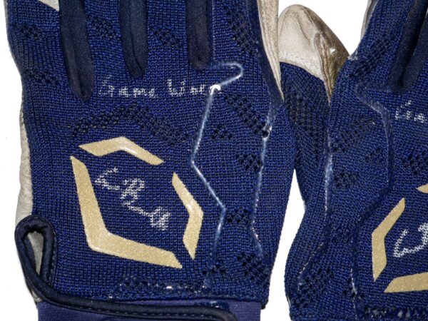 Cade Bunnell 2023 Mississippi Braves Game Worn & Signed EvoShield Batting Gloves