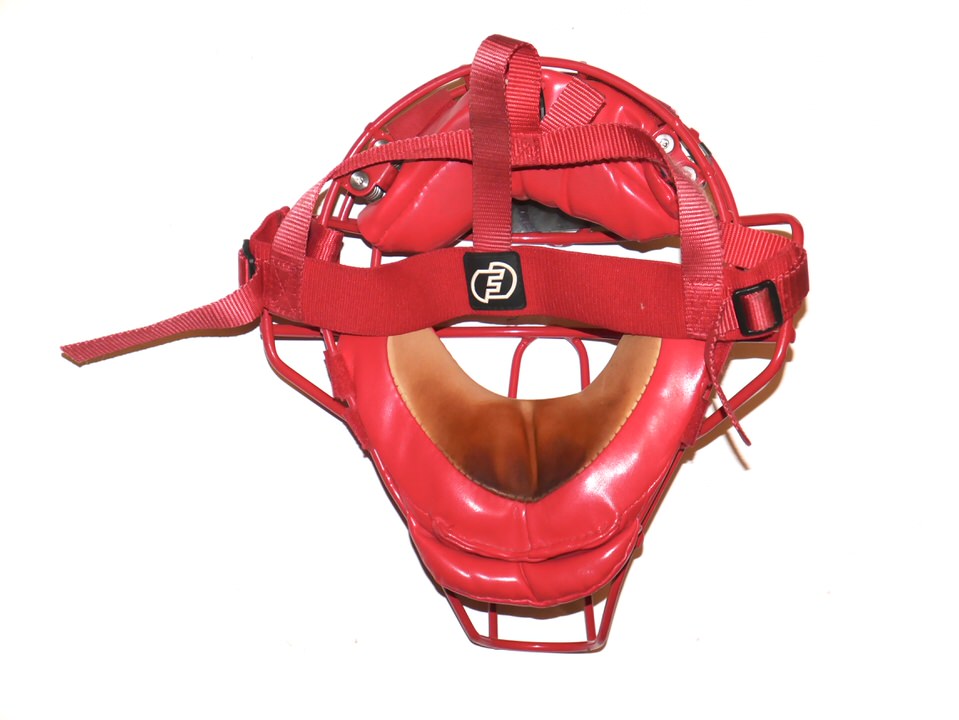Drew Lugbauer Rome Braves Game Worn Force3 Catchers Mask with