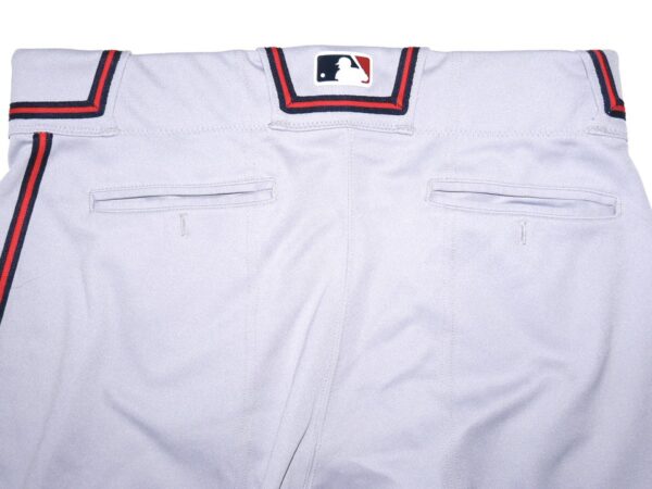 Indigo Diaz Rome Braves Game Worn & Signed Grey Majestic Pants