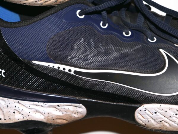 Javier Valdes 2023 Mississippi Braves Game Worn & Signed Nike Alpha Huarache Baseball Cleats