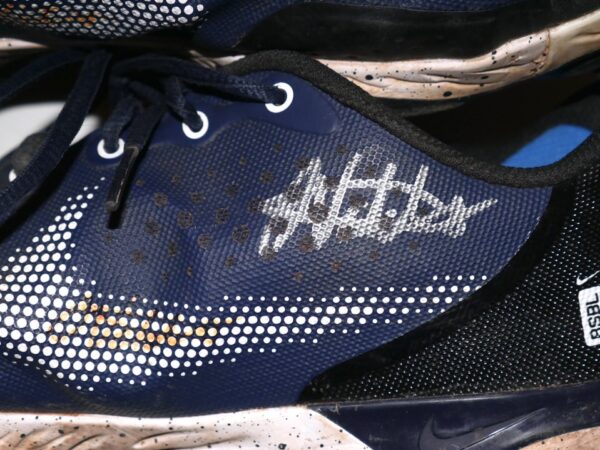 Javier Valdes 2023 Mississippi Braves Game Worn & Signed Nike Alpha Huarache Baseball Cleats