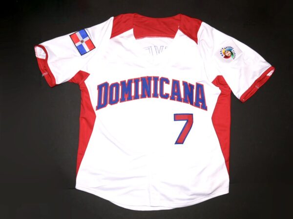 Jose Reyes Signed Custom Dominican Republic World Baseball Classic Jersey