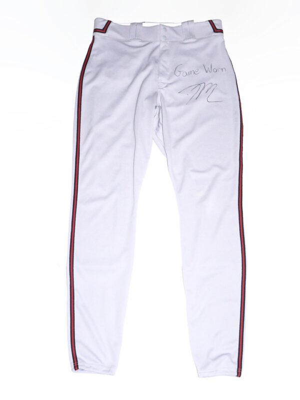 David McCabe 2023 Salt River Rafters Game Worn & Signed Official Grey Nike Pants - Worn in Arizona Fall League!