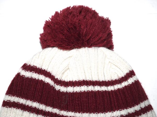 Jaryd Jones-Smith Team Issued & Signed Official Washington Commanders New Era Knit Beanie Hat