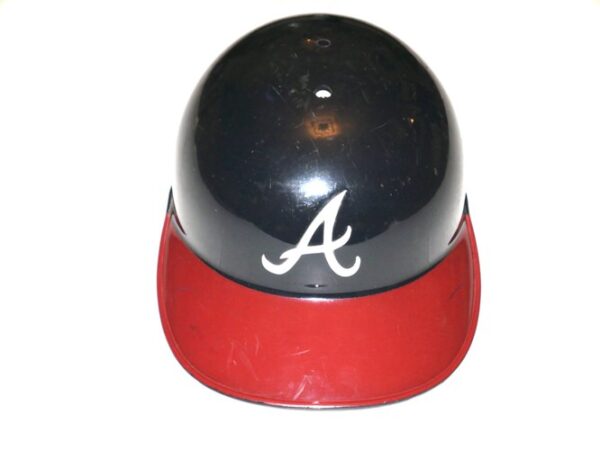 Drew Lugbauer Game Worn Official Rawlings Atlanta Braves Catchers Helmet