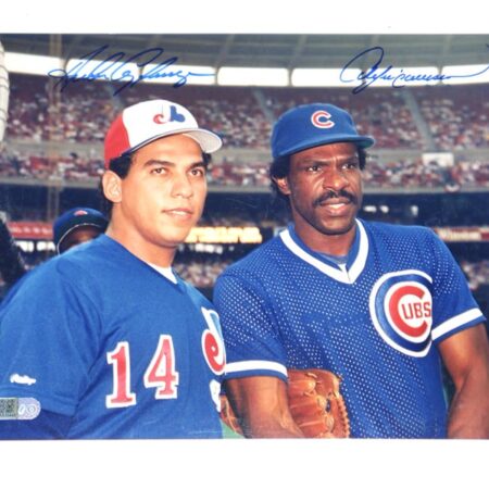 Andres Galarraga Montreal Expos & Andre Dawson Chicago Cubs Signed 8x10 Photo - AIV Hologram