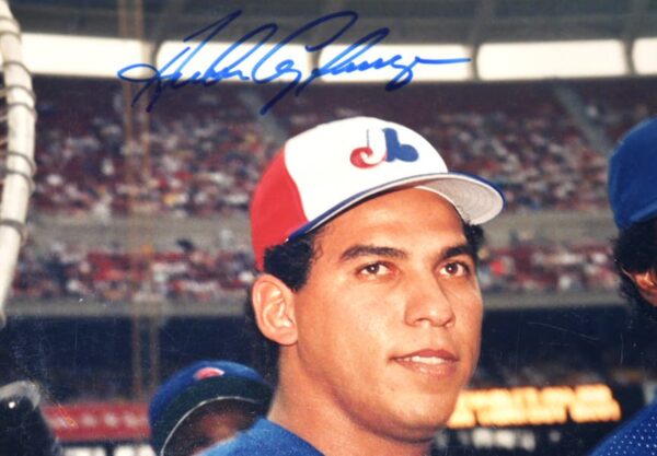 Andres Galarraga Montreal Expos & Andre Dawson Chicago Cubs Signed 8x10 Photo - AIV Hologram