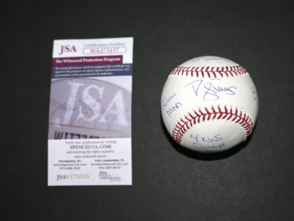 Darryl Strawberry New York Mets Signed Official Rawlings Major League Baseball with "83 NL ROY", "8X All-Star", "4x WS Champs", & "Straw Man" Inscriptions! - JSA Witnessed