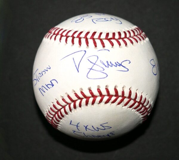 Darryl Strawberry New York Mets Signed Official Rawlings Major League Baseball with "83 NL ROY", "8X All-Star", "4x WS Champs", & "Straw Man" Inscriptions! - JSA Witnessed