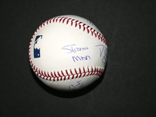 Darryl Strawberry New York Mets Signed Official Rawlings Major League Baseball with "83 NL ROY", "8X All-Star", "4x WS Champs", & "Straw Man" Inscriptions! - JSA Witnessed