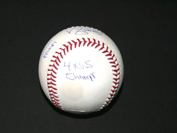 Darryl Strawberry New York Mets Signed Official Rawlings Major League Baseball with "83 NL ROY", "8X All-Star", "4x WS Champs", & "Straw Man" Inscriptions! - JSA Witnessed