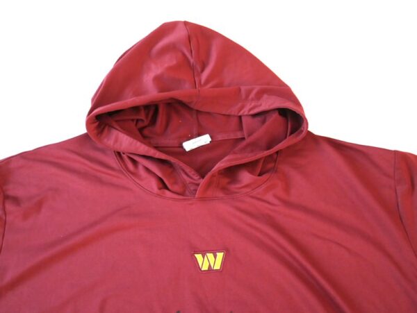 Jaryd Jones-Smith Team Issued & Signed Official Washington Commanders Nike 3XL Lightweight Hooded Pullover