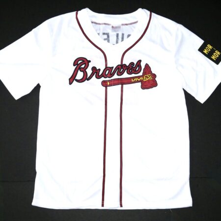 Riley Delgado Team Issued Official Austin Riley #13 Replica Braves Jersey Stadium Giveaway Presented by Morgan & Morgan!