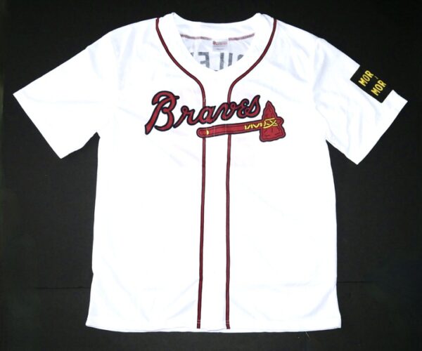 Riley Delgado Team Issued Official Austin Riley #13 Replica Braves Jersey Stadium Giveaway Presented by Morgan & Morgan!