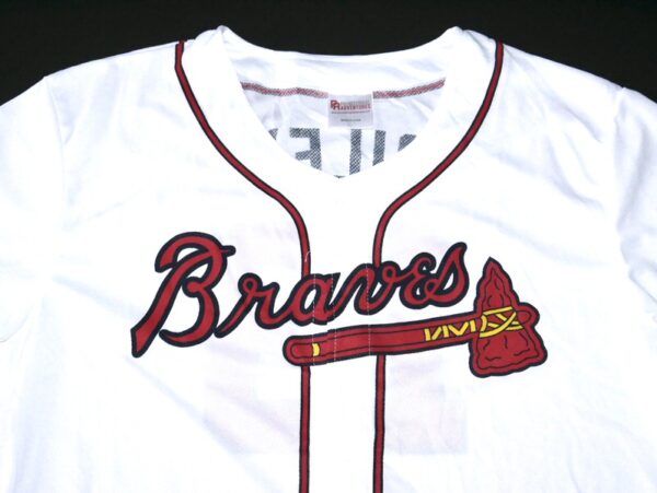 Riley Delgado Team Issued Official Austin Riley #13 Replica Braves Jersey Stadium Giveaway Presented by Morgan & Morgan!