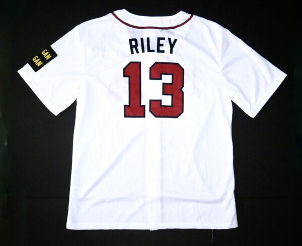 Riley Delgado Team Issued Official Austin Riley #13 Replica Braves Jersey Stadium Giveaway Presented by Morgan & Morgan!