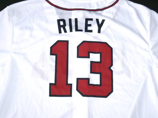 Riley Delgado Team Issued Official Austin Riley #13 Replica Braves Jersey Stadium Giveaway Presented by Morgan & Morgan!