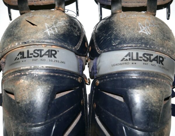 Arden Pabst Mississippi Braves Game Worn & Signed All-Star LG40WPRO Leg Guards