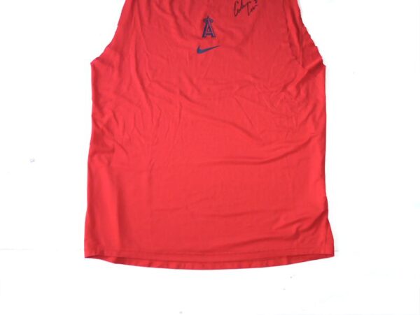 Coleman Crow 2023 Game Worn & Signed Official Los Angeles Angels CROW Nike Dri-Fit Shirt