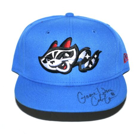 Coleman Crow 2023 Game Worn & Signed Official Rocket City Trash Pandas New Era 59FIFTY Hat