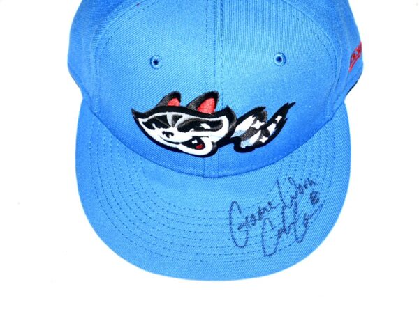 Coleman Crow 2023 Game Worn & Signed Official Rocket City Trash Pandas New Era 59FIFTY Hat