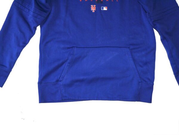 Coleman Crow 2023 Team Issued Official New York Mets Baseball Pullover Hooded Sweatshirt