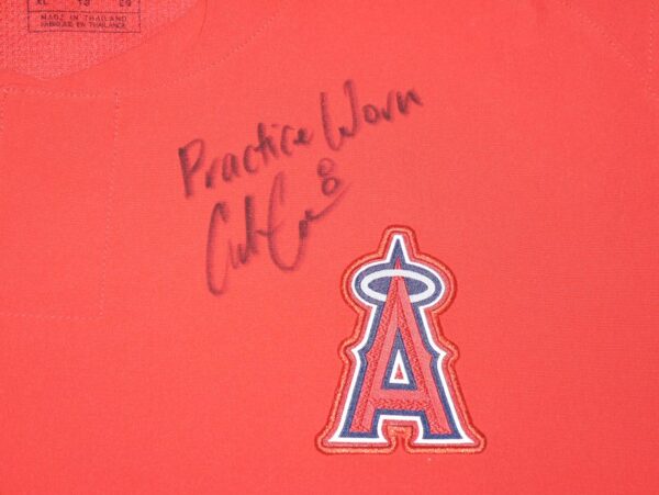 Coleman Crow Team Issued & Signed Official Los Angeles Angels Short Sleeve Nike Pullover Jacket