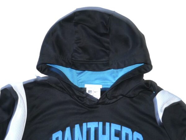 Henry Anderson Player Issued Official Carolina Panthers #94 Nike Therma-Fit On-Field Hooded Sweatshirt