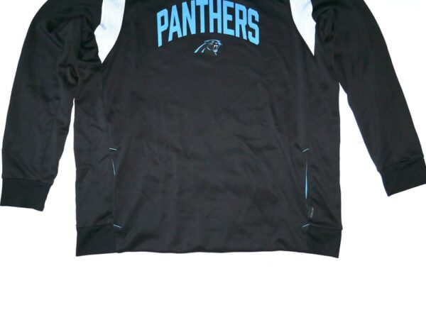 Henry Anderson Player Issued Official Carolina Panthers #94 Nike Therma-Fit On-Field Hooded Sweatshirt