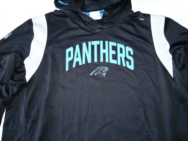 Henry Anderson Player Issued Official Carolina Panthers #94 Nike Therma-Fit On-Field Hooded Sweatshirt