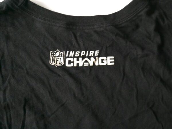 Henry Anderson Practice Worn & Signed Official Carolina Panthers #94 INSPIRE CHANGE Nike XXL Shirt