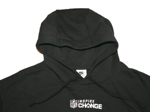 Henry Anderson Team Issued Official Carolina Panthers INSPIRE CHANGE Nike On-Field XXL Hooded Sweatshirt