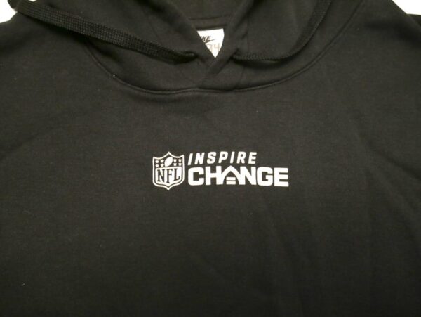 Henry Anderson Team Issued Official Carolina Panthers INSPIRE CHANGE Nike On-Field XXL Hooded Sweatshirt