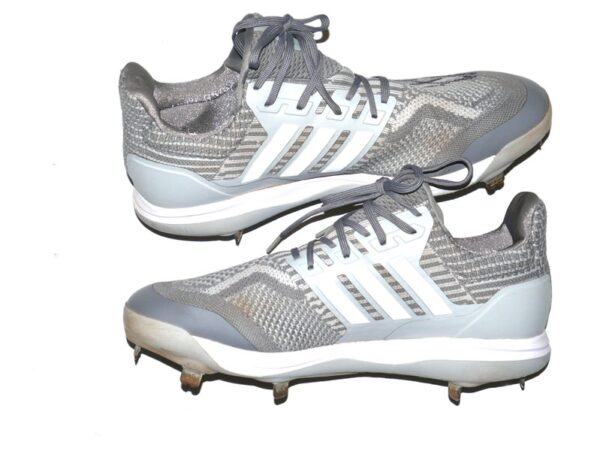 Logan O'Hoppe 2023 Los Angeles Angels #14 Game Worn & Signed Adidas Ultraboost DNA 5.0 Baseball Cleats