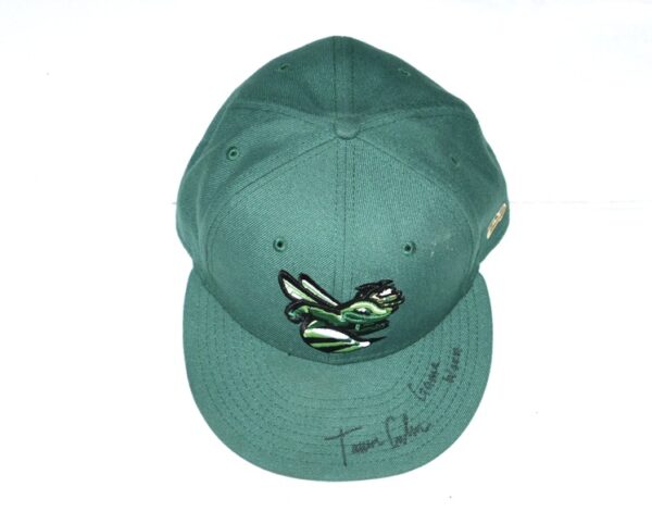 Tanner Gordon Game Worn & Signed Official Augusta GreenJackets New Era 59FIFTY Hat