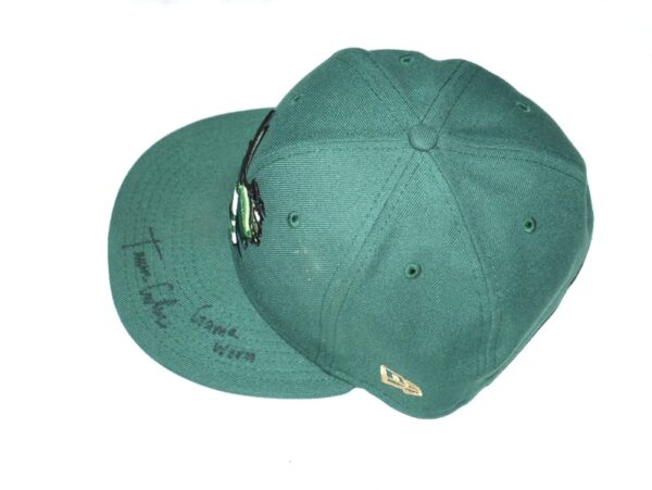 Tanner Gordon Game Worn & Signed Official Augusta GreenJackets New Era 59FIFTY Hat