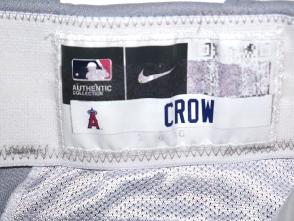 Coleman Crow 2023 Los Angeles Angels Game Worn & Signed CROW Nike MLB Pants