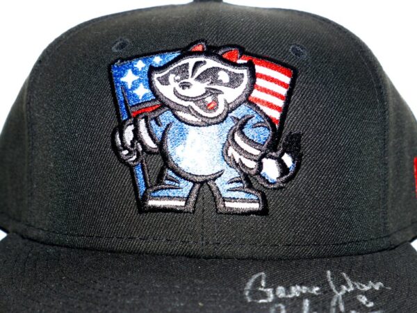 Coleman Crow Game Worn & Signed Official Rocket City Trash Pandas Alternate New Era 59FIFTY Hat