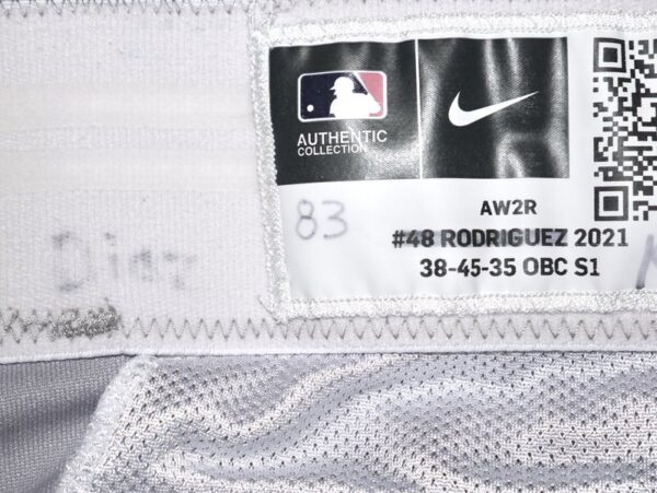 Indigo Diaz Mississippi Braves Game Worn & Signed Official Grey Nike Pants