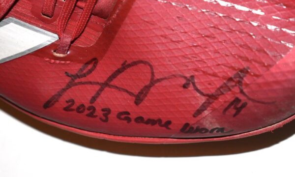 Logan O’Hoppe 2023 Los Angeles Angels #14 Game Worn & Signed Adidas Adizero Cleats